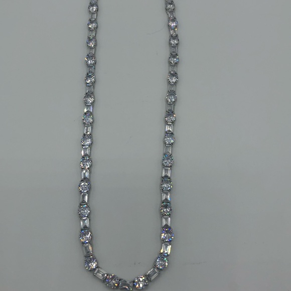 63ct Multi-Stone Tennis Necklace - Picture 7 of 14